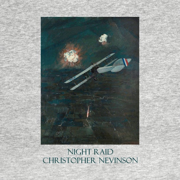 Night Raid by Christopher R. W. Nevinson by Naves